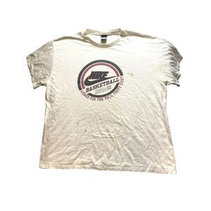 Vintage Nike‎ Shirt Adult Extra Large White Basketball Sportswear Y2K Air Mens